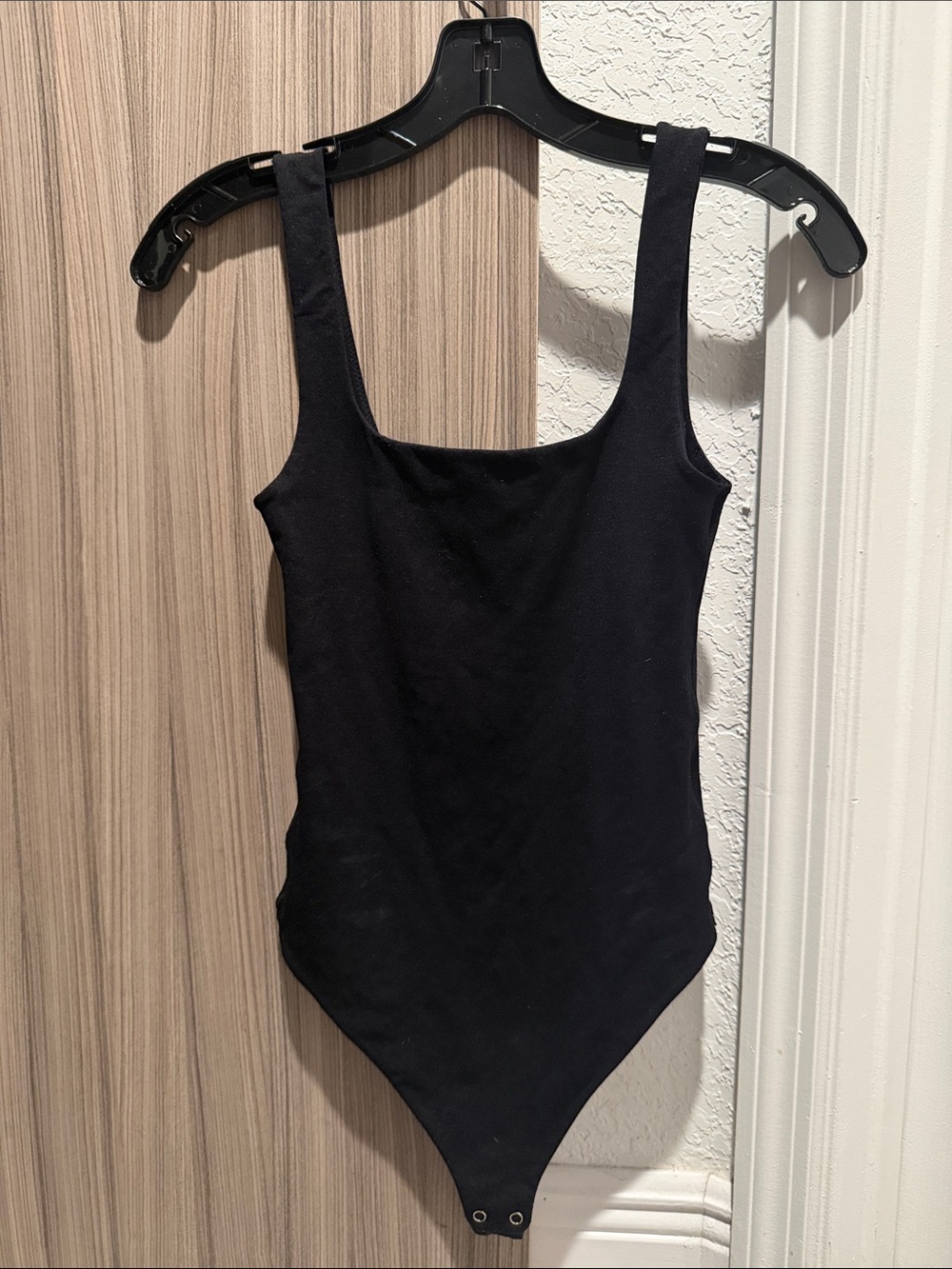 Altar'd State Black Scoop Neck Bodysuit